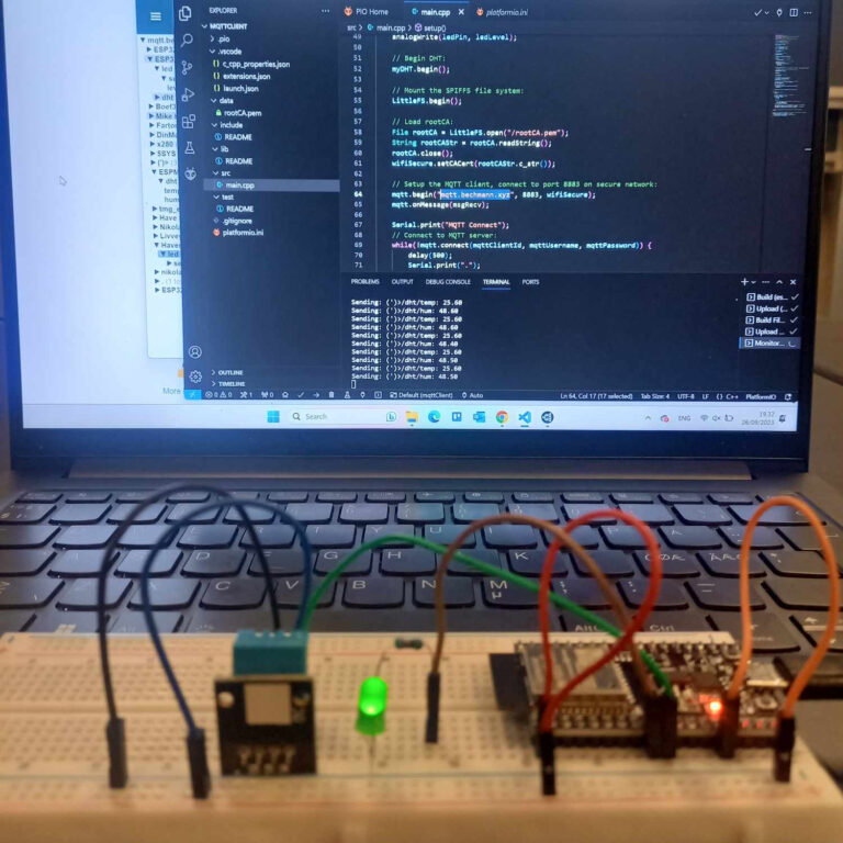 Prøv kræfter med Arduino og ESP32