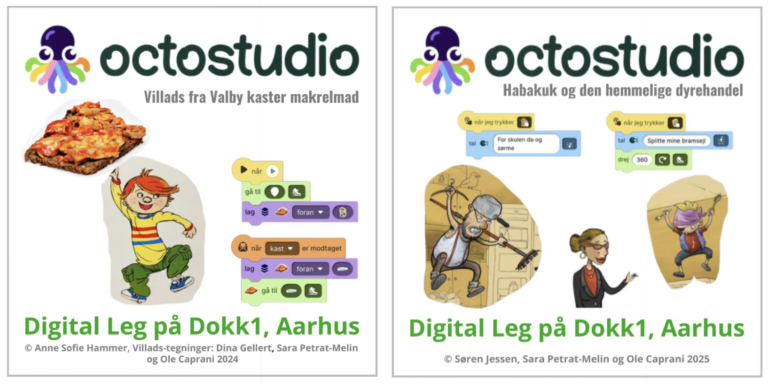 O7: Børnelitteratur inspirerer til interaktive fortællinger og spil i OctoStudio